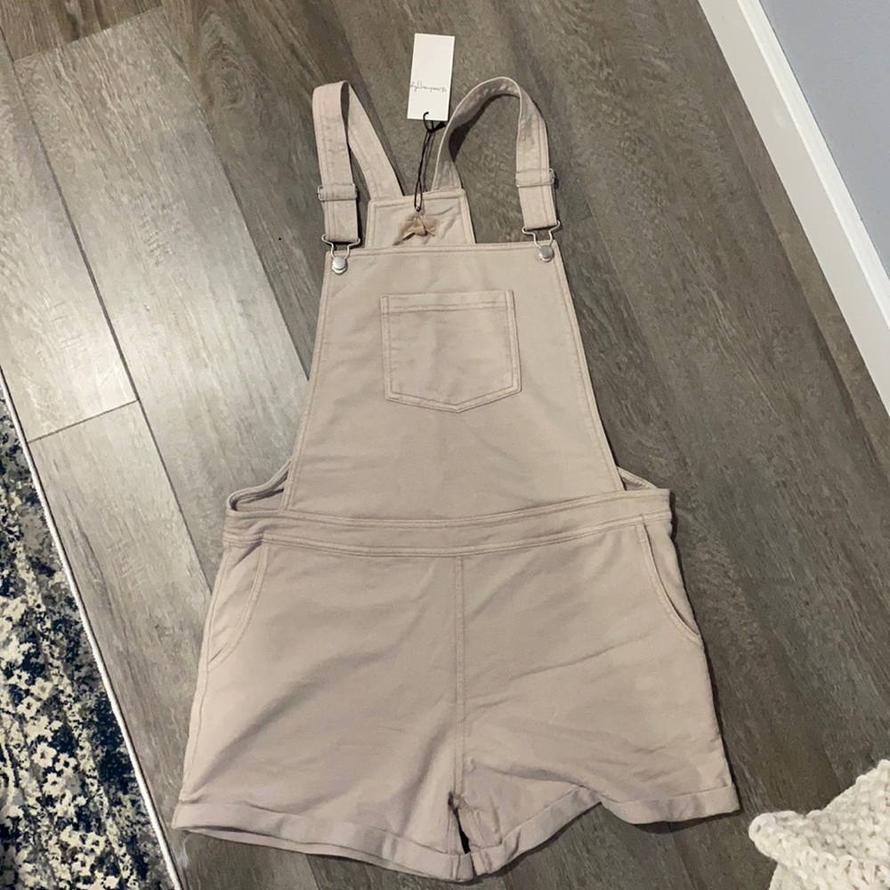 NWT Thread & Supply Soft Pink Shortalls